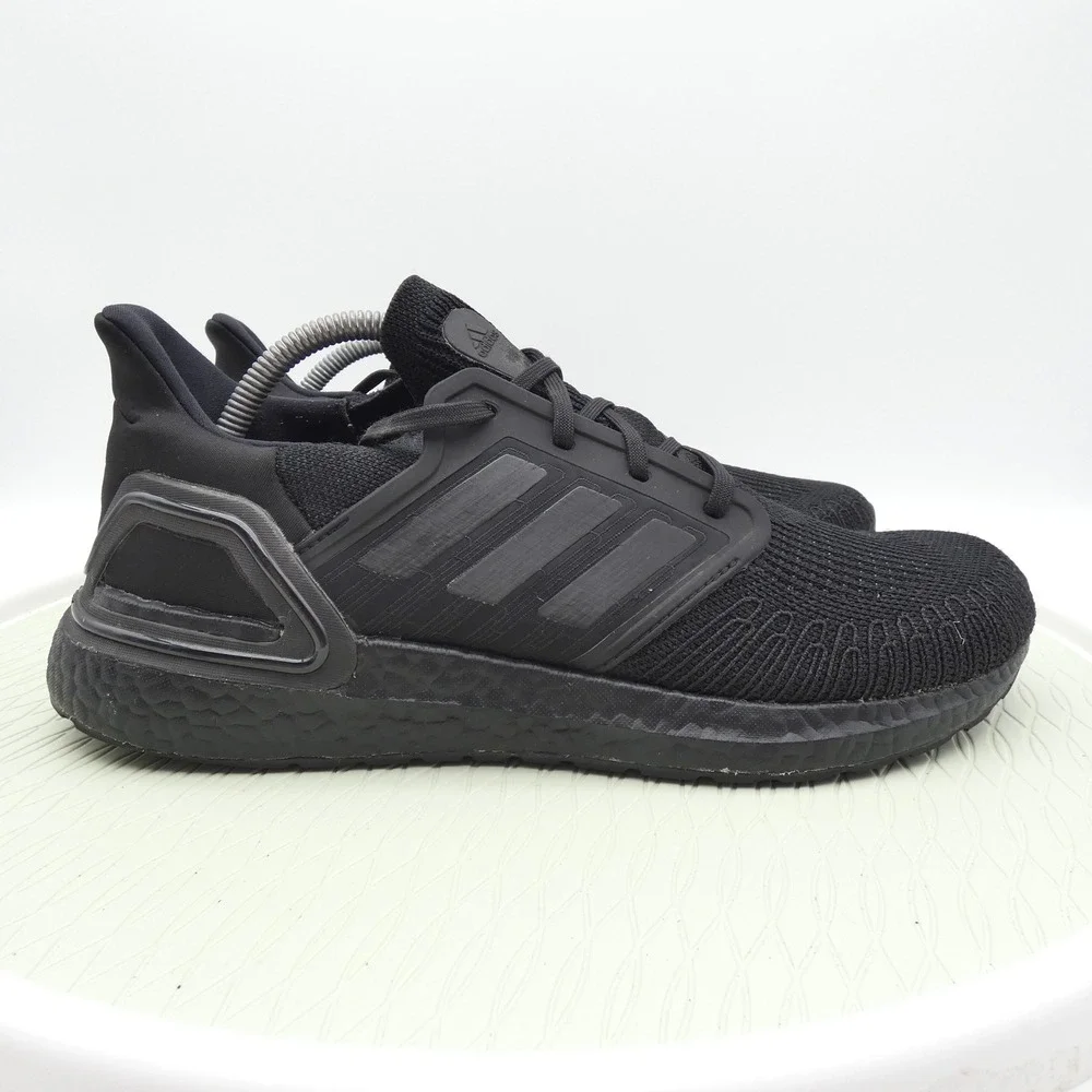Adidas Ultraboost 20 Triple Black Mens Running Shoes EG0691 Size 10.5